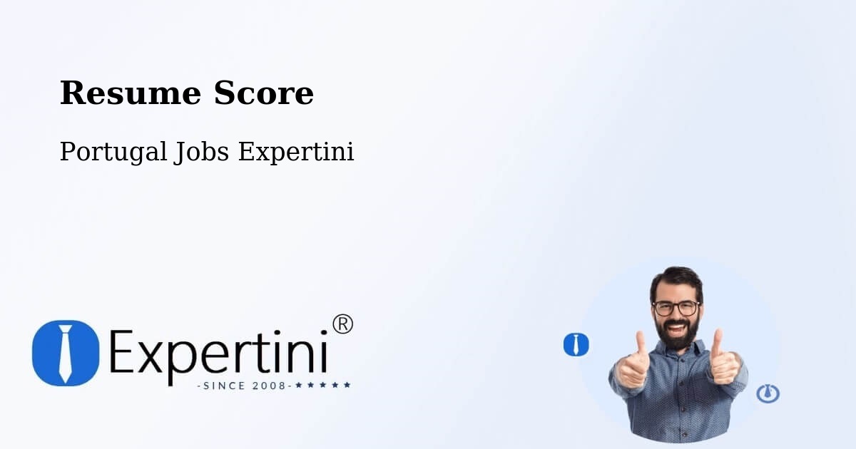 Resume Score & Job Description Match Tool – Ponta Garça - Portugal Jobs Expertini